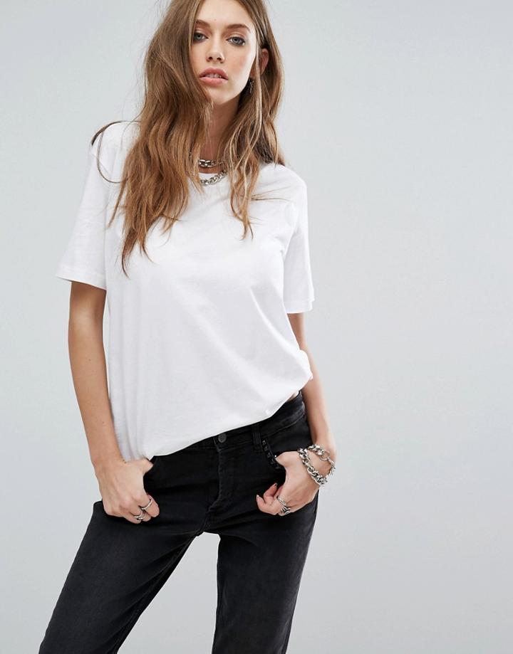 Noisy May Boyfriend T-shirt - White