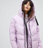 River Island Double Layer Padded Jacket - Purple