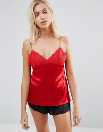 Heidi Klum Heat Wave Camisole - Red