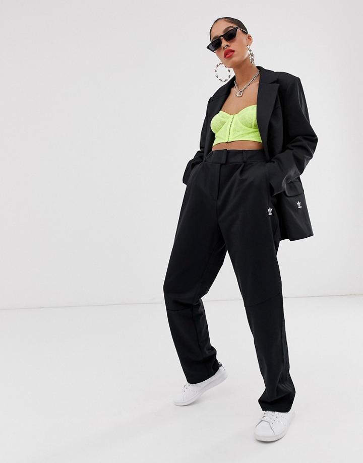 Adidas Originals X Danielle Cathari Deconstructed Pants In Black - Black