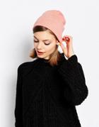 Hat Attack Lightweight Knit Slouchy Beanie Hat - Pink
