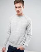 Threadbare Lightweight Crew Neck Sweater - Gray