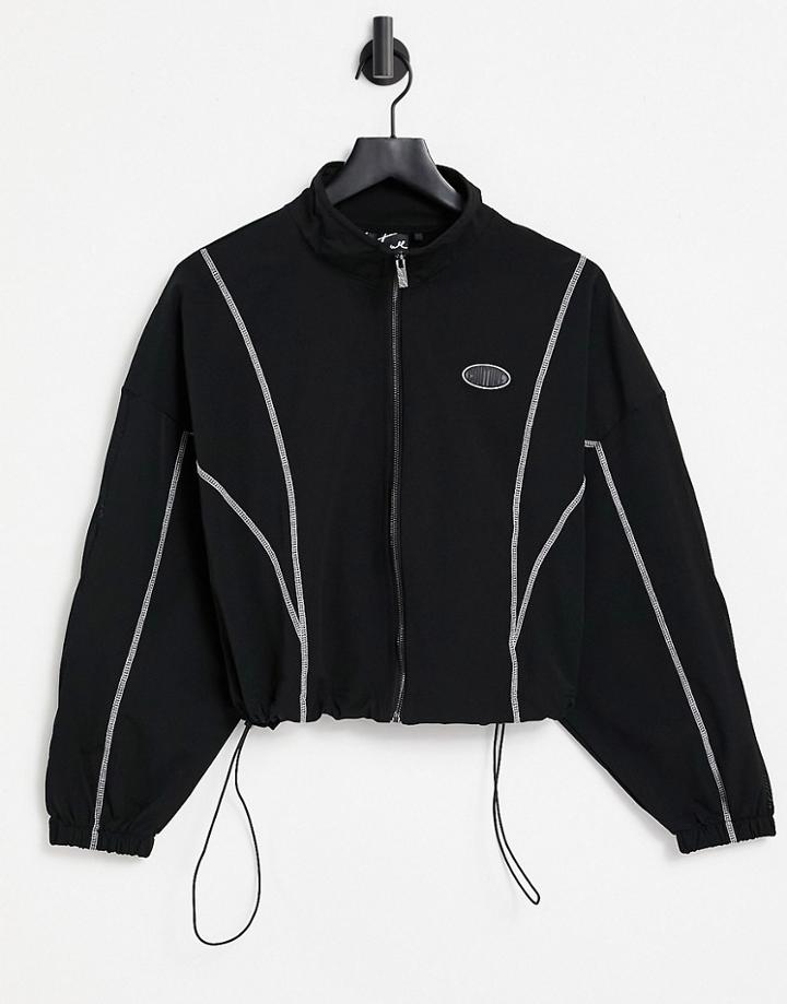 The Couture Club Detail Shell Jacket In Black