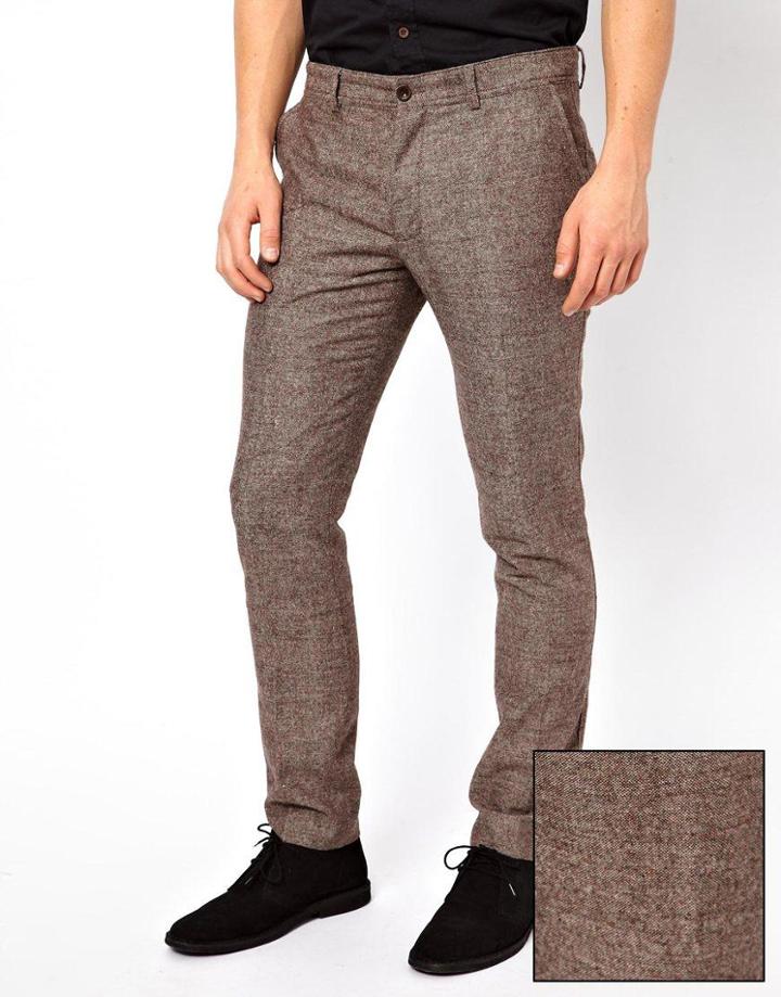 Farah Vintage Pants In Tweed - Exclusive