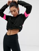 Haus By Hoxton Haus Cropped Sweater In Black - Black