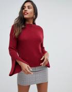Yas Knitted Sweater - Red