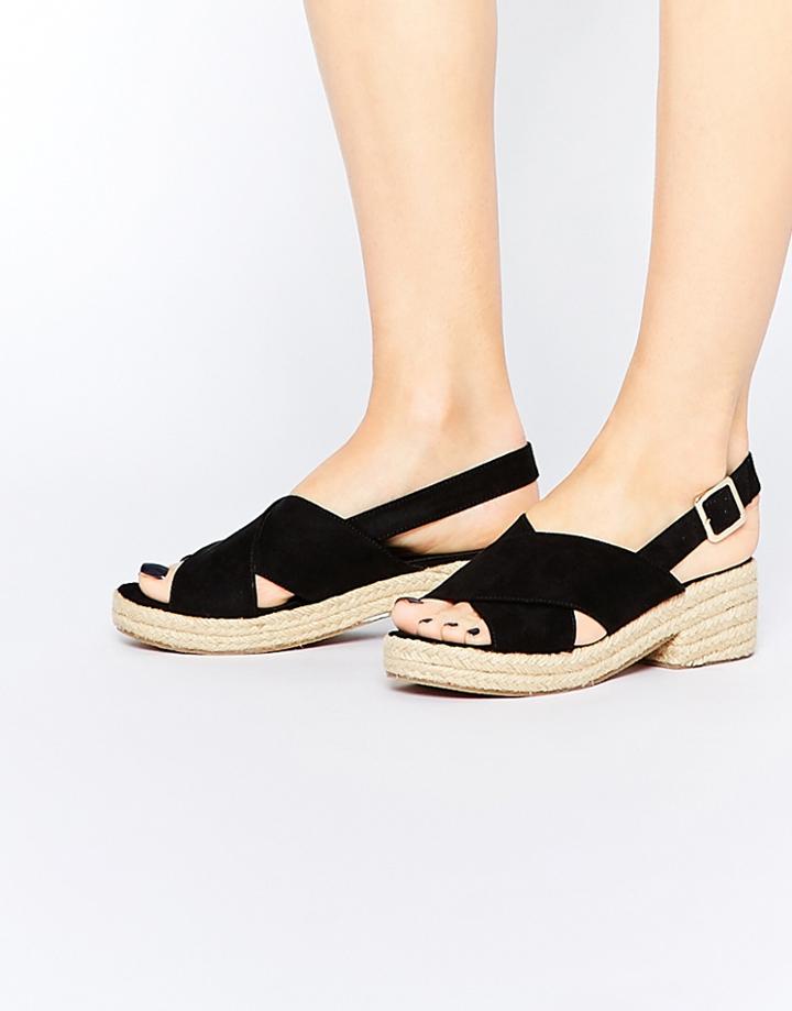 Asos Tabitha Espadrille Sandals - Black