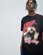 Asos Design Usher Relaxed T-shirt - Black