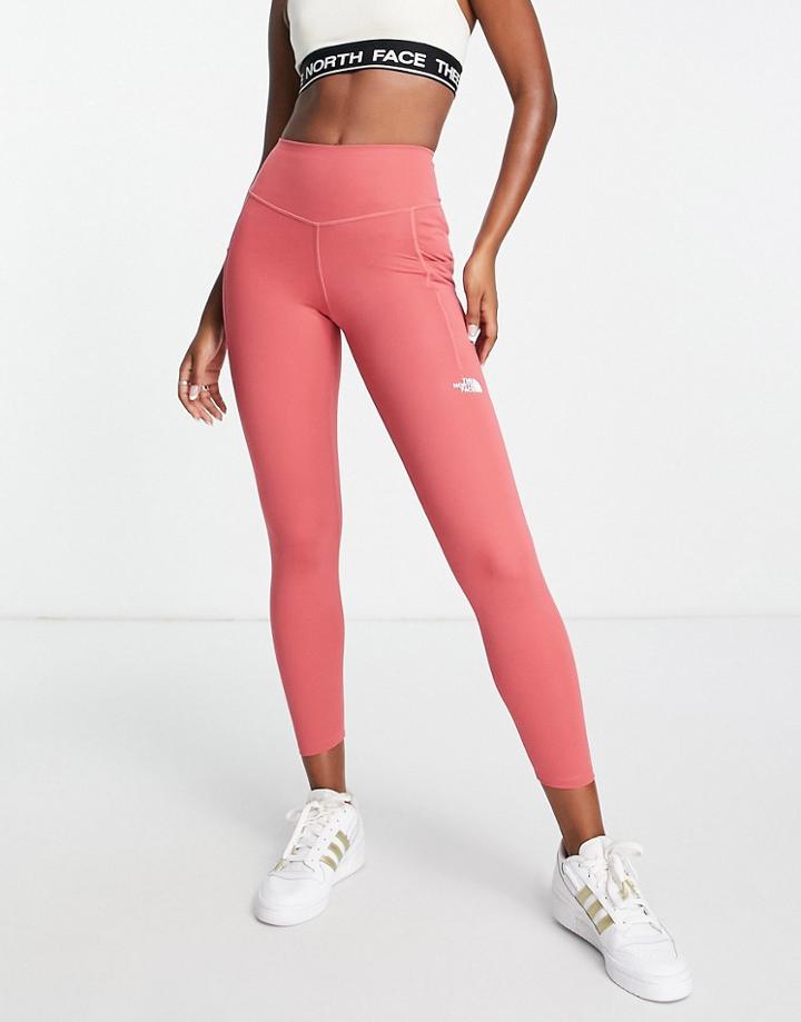 The North Face Midline High-rise Pocket Leggings In Pink