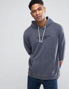 Abercrombie & Fitch Oversized Overhead Hoodie With Kangaroo Pocket In Smoke Blue - Blue