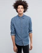 Cheap Monday Rude Denim Shirt Offset Blue - Blue