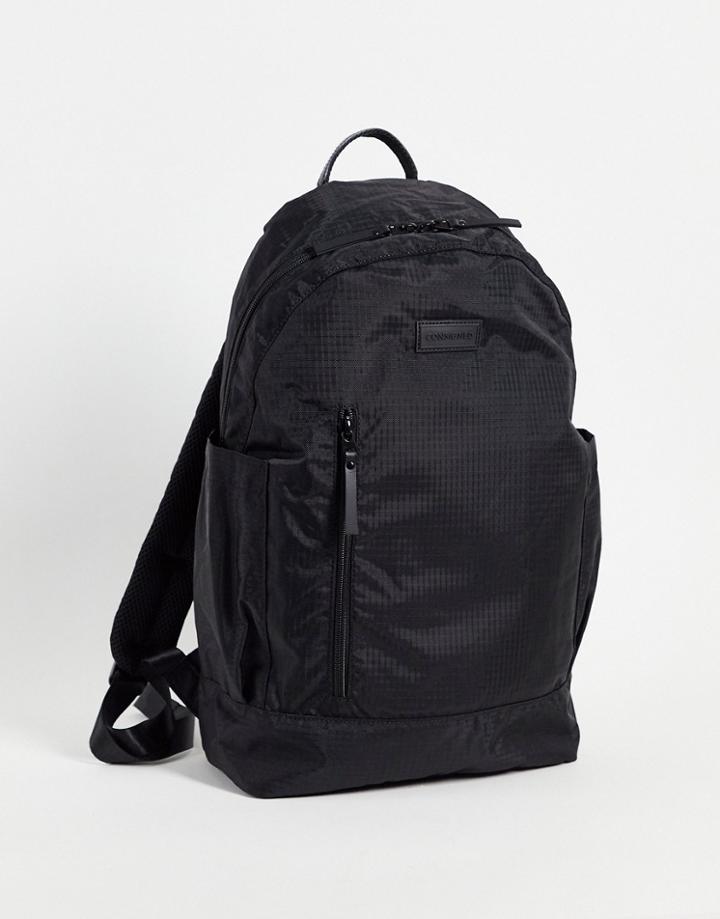Consigned Slim Profile Backpack-black