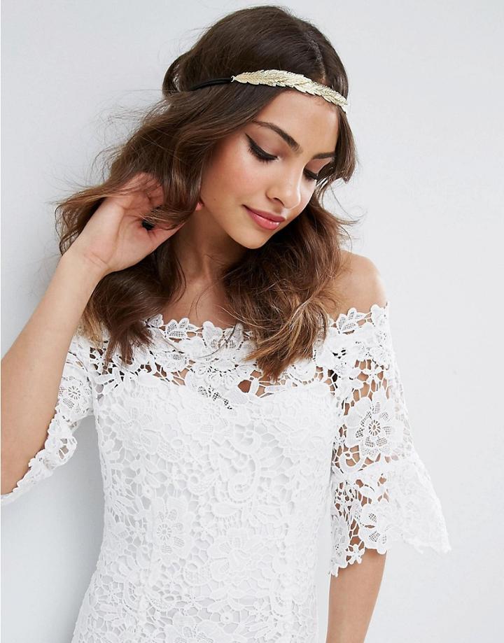 Asos Leaf Hair Crown - Gold