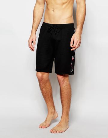 Rebel + Rogue Floral Shorts - Black