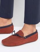 Bobbies Le Tombeur Suede Driving Shoes - Orange