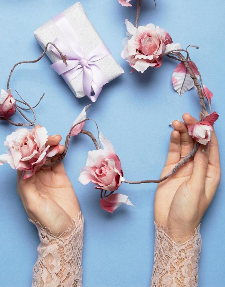Sass & Belle Floral Garland Wedding Decoration - Multi