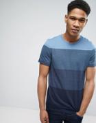 Jack & Jones Core T-shirt With Bold Stripe - Navy
