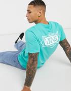 Vans Funboard T-shirt In Green-blues