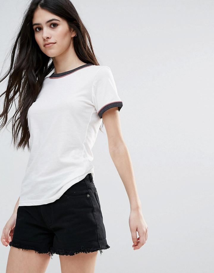 Brave Soul T-shirt - Cream