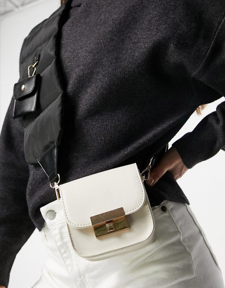 My Accessories London Cross-body Bag With Ruched Strap And Detachable Coin Purse-multi