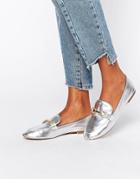 Asos Magical Loafers - Silver