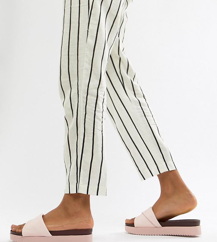Matt & Nat Flatform Sliders - Pink