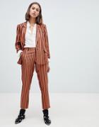 Maison Scotch Shiny Striped Suit Pants