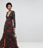 Glamorous Tall Maxi Dress In Romantic Floral