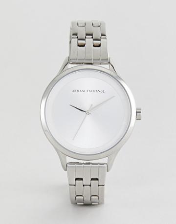 Armani Exchange Ax5600 Bracelet Watch In Silver 38mm - Silver