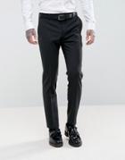 Noose & Monkey Super Skinny Tuxedo Pants - Black