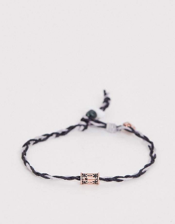Classics 77 Woven Bracelet In Black - Black