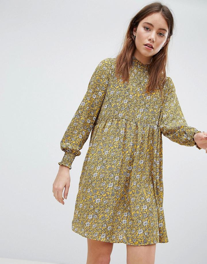 Jdy Ditsy Printed Smock Dress - Multi