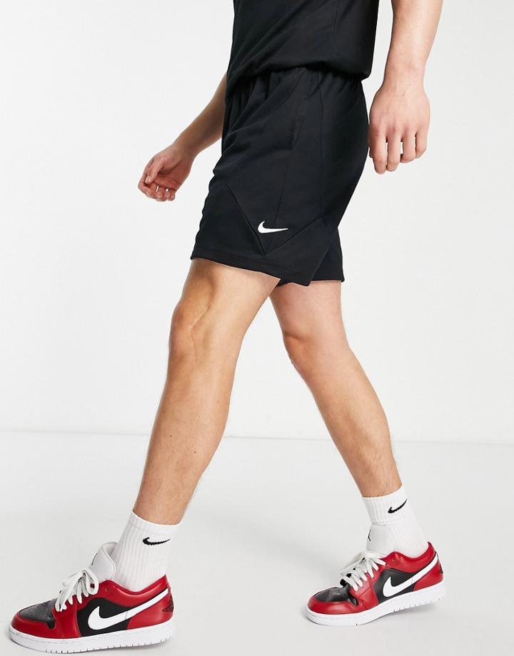 Nike Basketball Dri-fit Rival Polyknit Mesh Shorts In Black