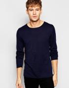 Selected Homme Lightweight Knitted Sweater - Navy