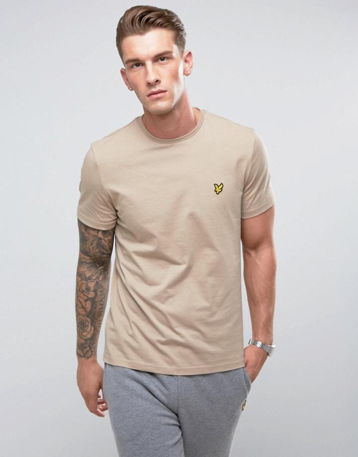 Lyle & Scott Logo T-shirt Stone - Stone