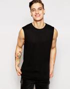 Asos Sleeveless T-shirt - Black