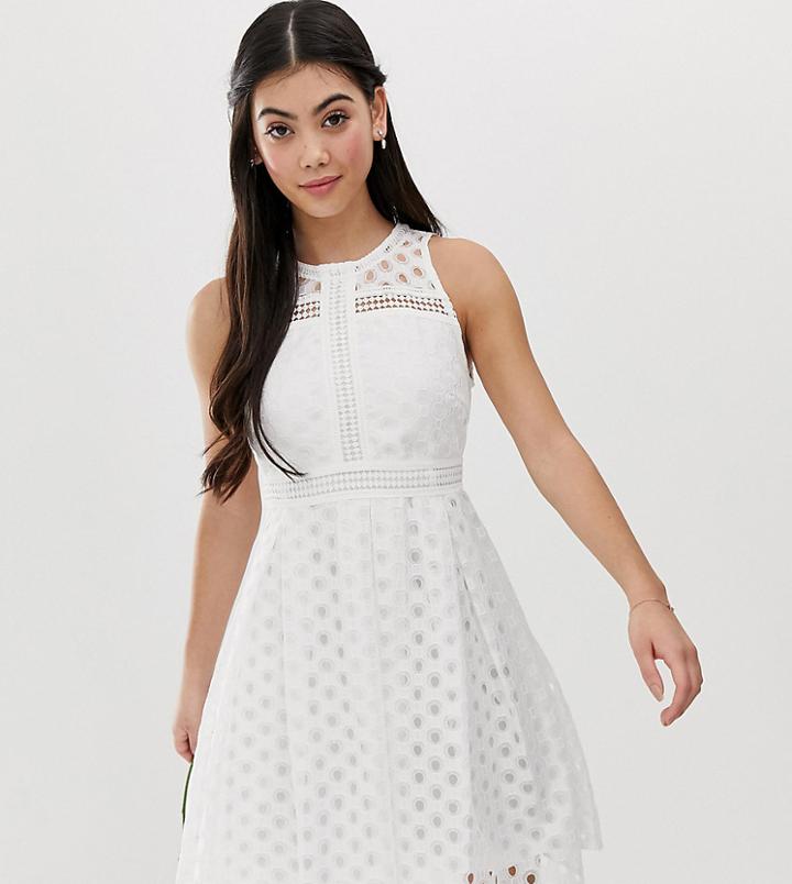 Y.a.s Petite Bridal Lace Skater Dress