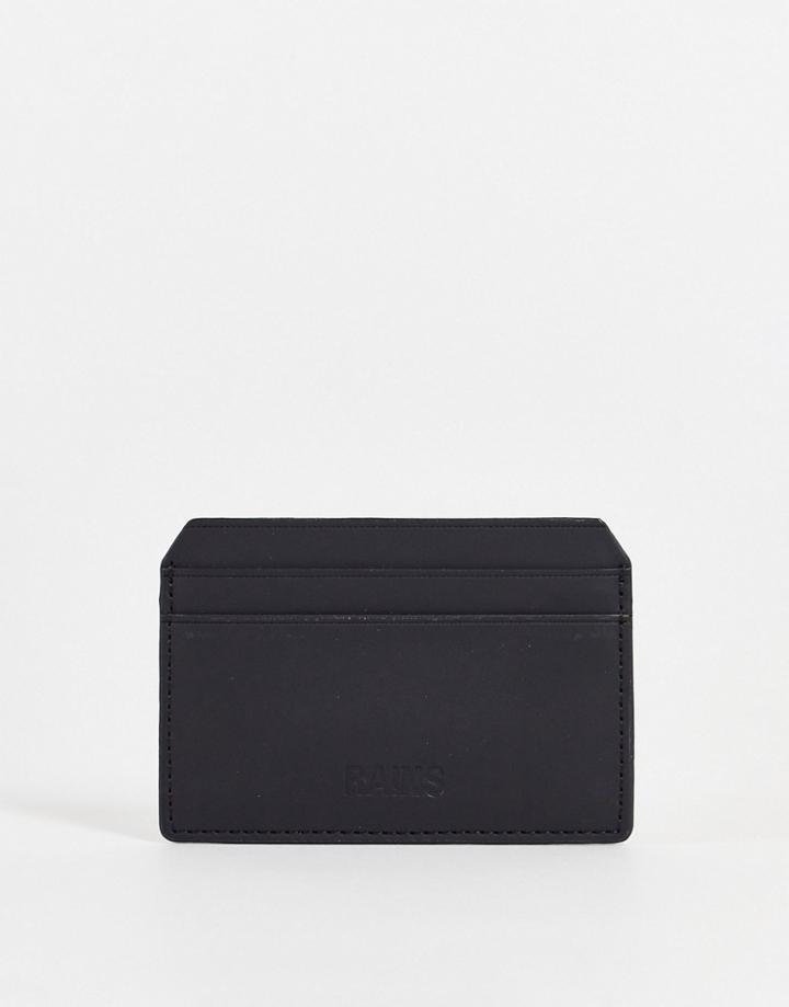 Rains Card Holder In Black
