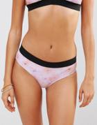 Vero Moda Floral Tipped Bikini Bottoms - Multi