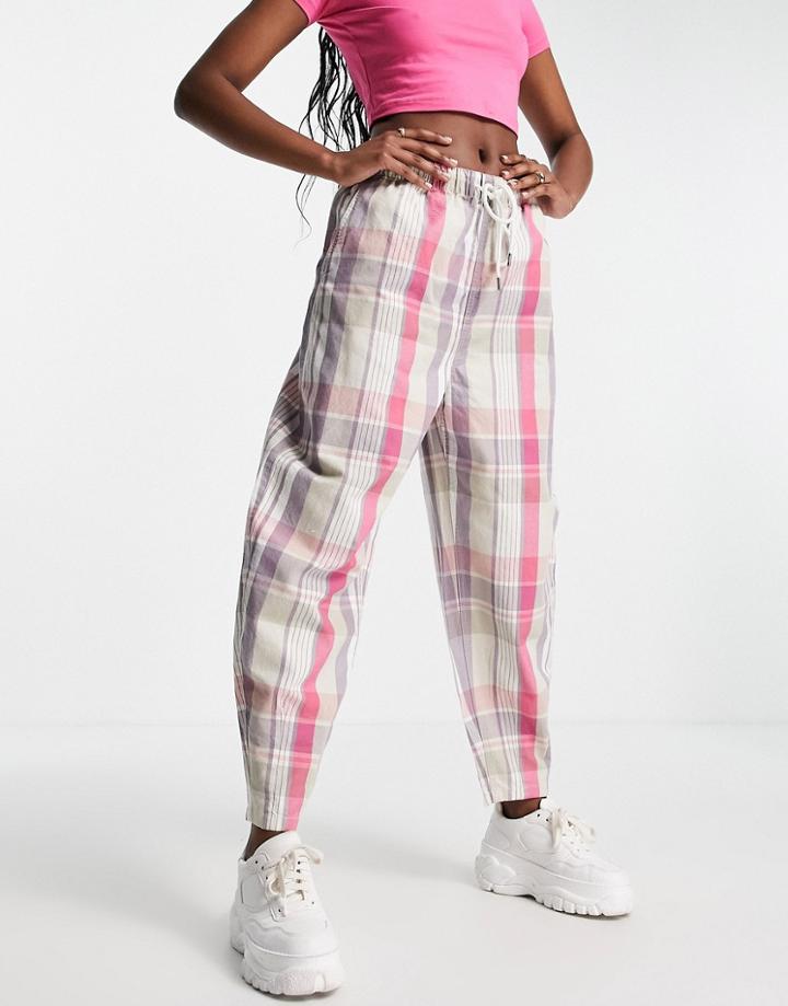 Polo Ralph Lauren Plaid Jogger Pink Plaid - Part Of A Set