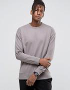 Selected Homme Sweatshirt With Dropped Shoulder - Beige