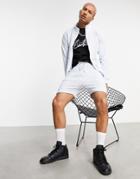 The Couture Club X Ellesse Carlos Logo Shorts In Blue-blues