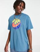 Nike Power Love Logo Graphic T-shirt In Teal-green