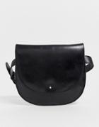 Urbancode Real Leather Belt Bag-black