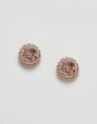 Ted Baker Sully Rose Gold Crystal Stud Earring - Gold