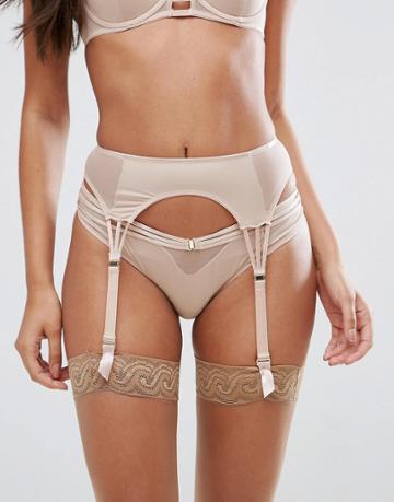 Bluebella Laura Suspender Belt - Pink