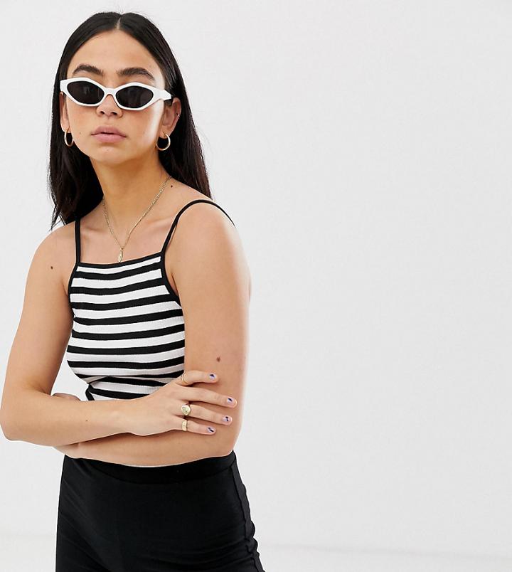 Collusion Cami Top In Stripe-multi