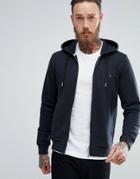 Farah Kyle Slim Fit Hooded Sweat In Black - Black