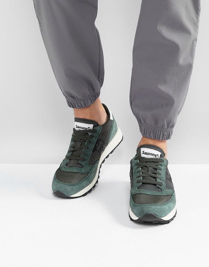 Saucony Jazz Original Vintage Sneakers In Green S70368-8 - Green