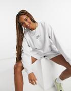 Nike Move To Zero Sweatshirt In Light Gray-grey